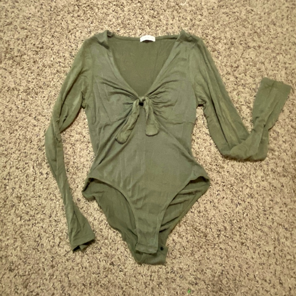 Cotton On Olive Green Bodysuit